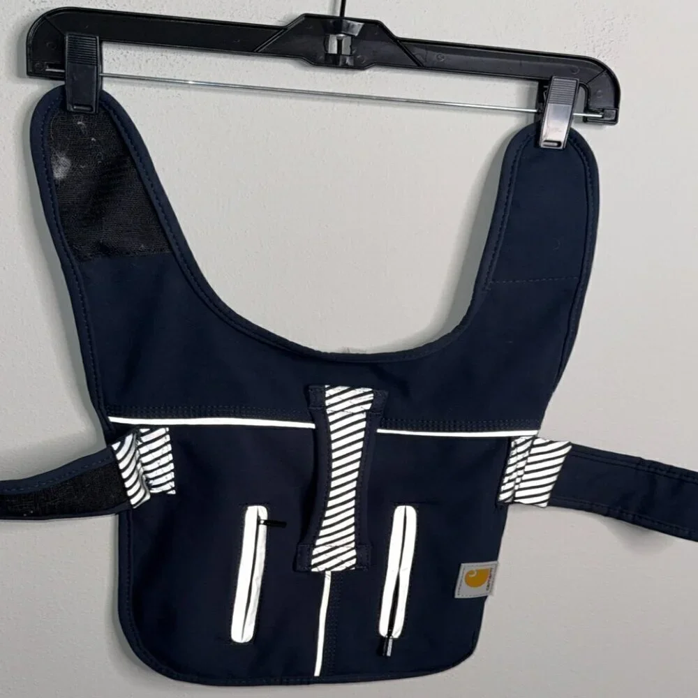 Carhartt Dog‎ Vest Navy Blue Reflective Safety Work Pet Coat